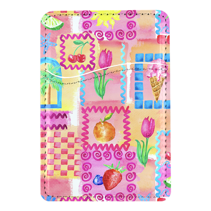 Summer Scrapbook MagSafe Card Holder