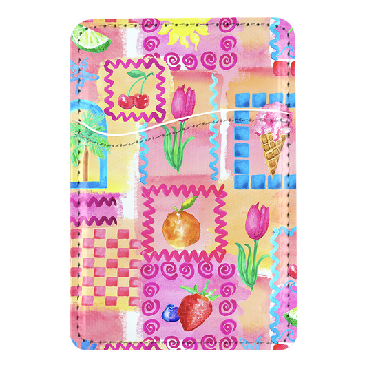 Summer Scrapbook MagSafe Card Holder