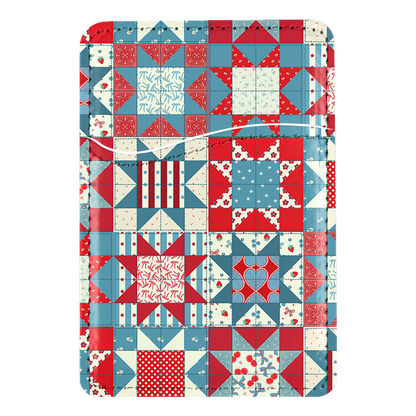 Americana Stitch MagSafe Card Holder