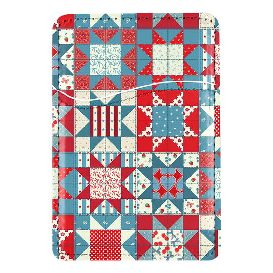 Americana Stitch MagSafe Card Holder