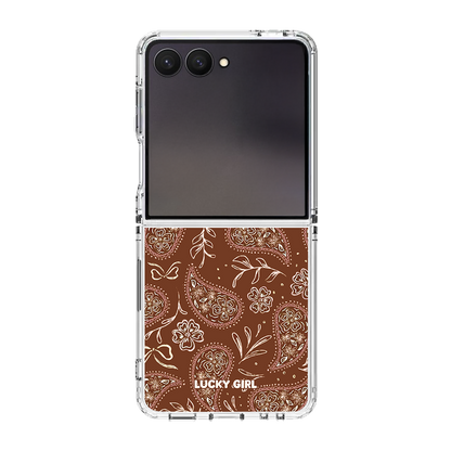 Prairie Paisley Clear Case Insert