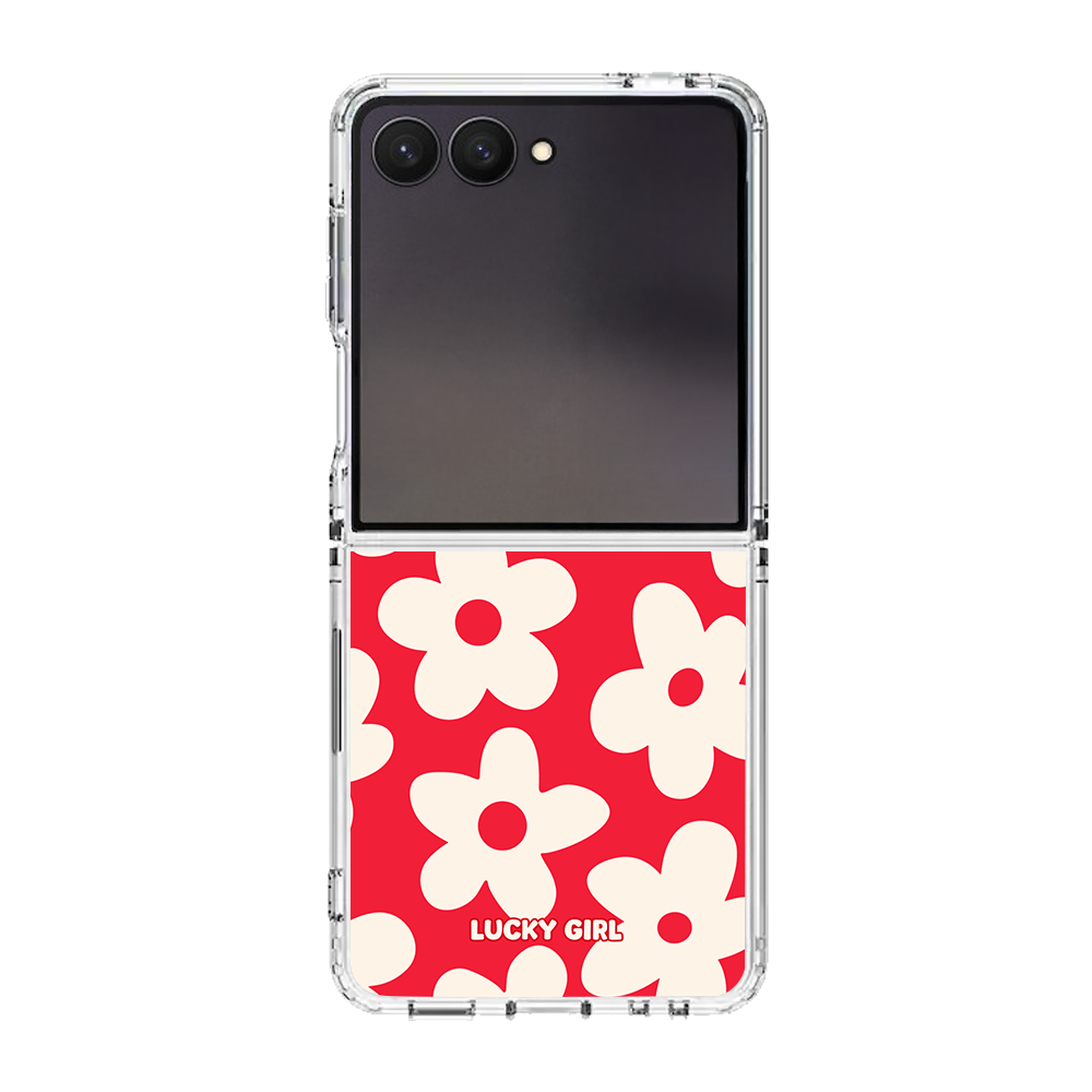 Vermillion Big Blooms Clear Case Insert