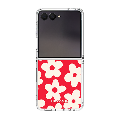 Vermillion Big Blooms Clear Case Insert