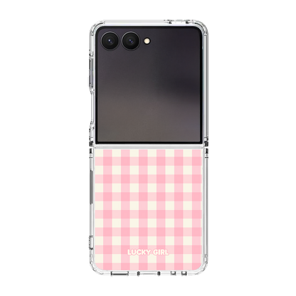Cupcake Gingham Clear Case Insert