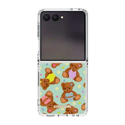 Teddy Beach Clear Case Insert