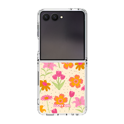 Polka Petals Clear Case Insert