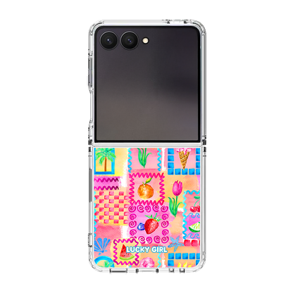 Summer Scrapbook Clear Case Insert