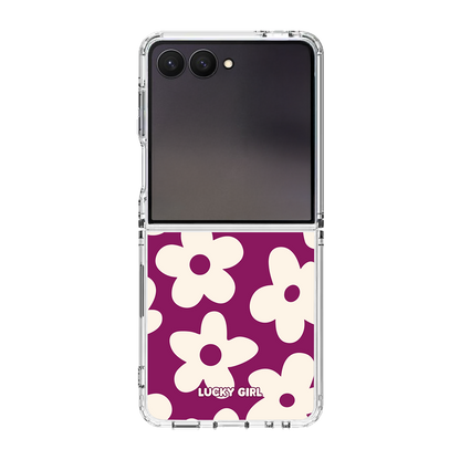 Velvet Big Blooms Clear Case Insert