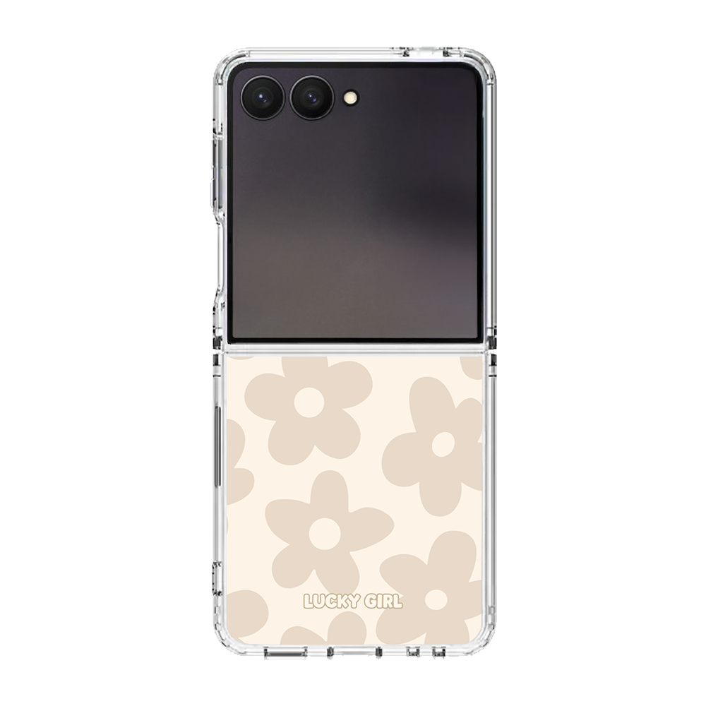 Vanilla Milkshake Big Blooms Clear Case Insert