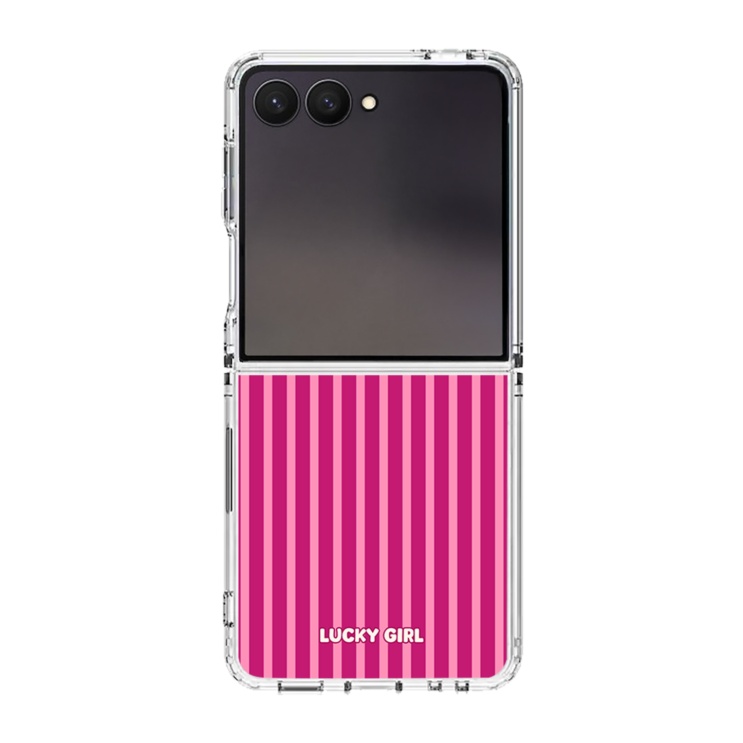 Berry Stripes Clear Case Insert