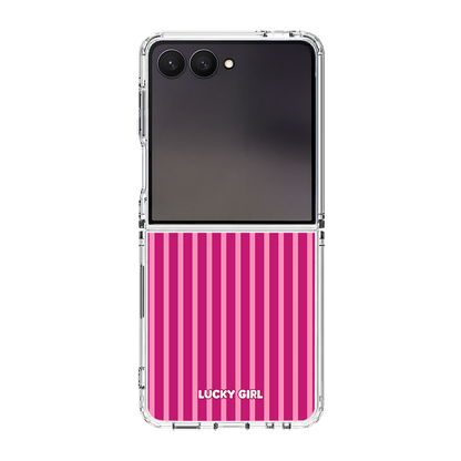 Berry Stripes Clear Case Insert