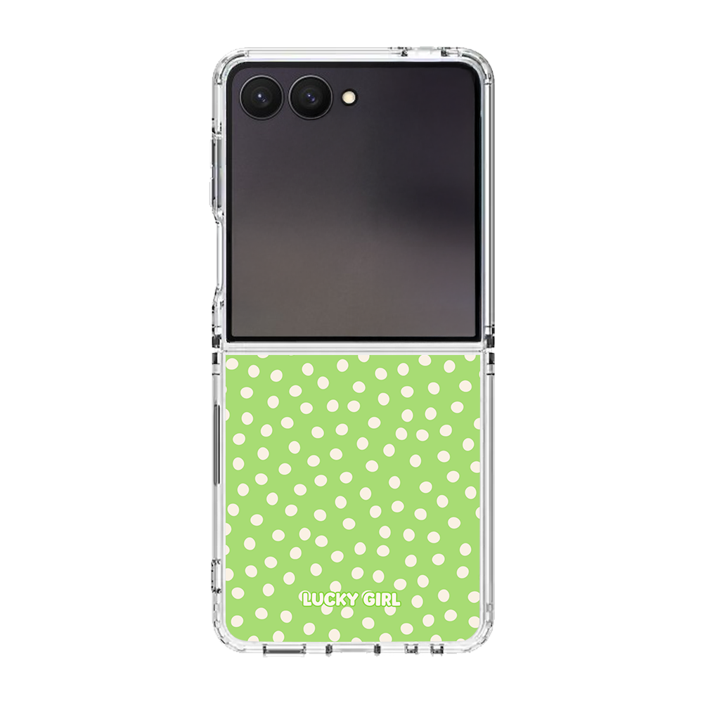 Katydid Dots Clear Case Insert
