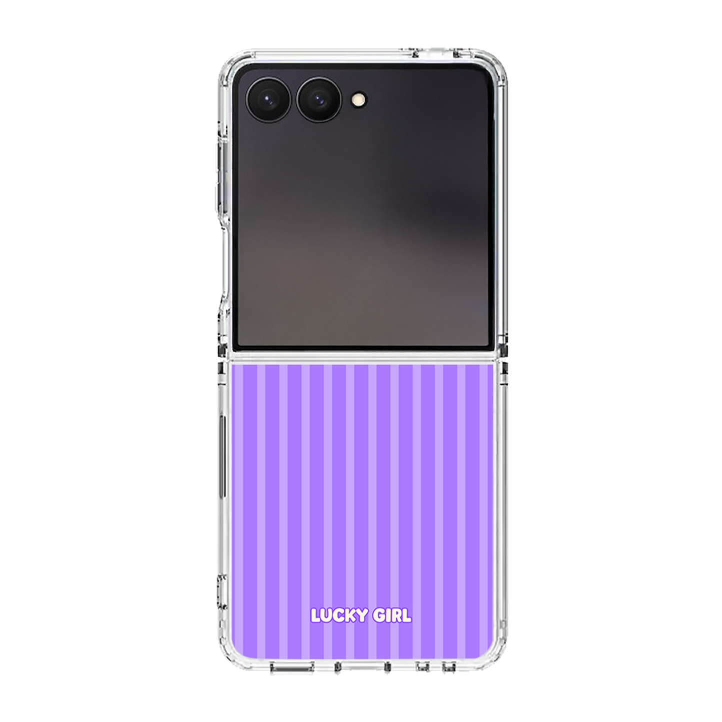 Ube Stripes Clear Case Insert