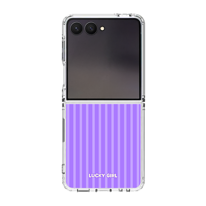 Ube Stripes Clear Case Insert