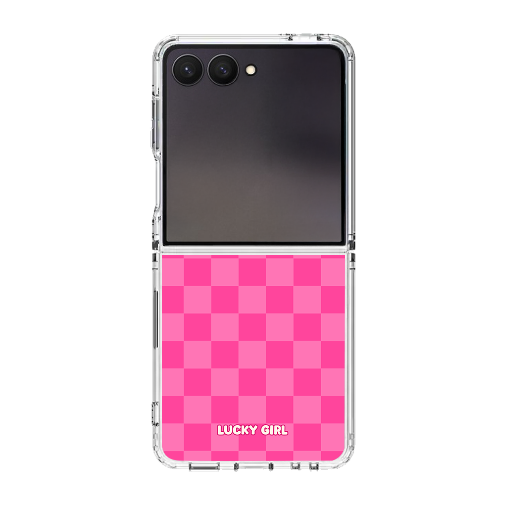 It Girl Checkers Clear Case Insert