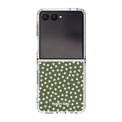 Moss Dots Clear Case Insert