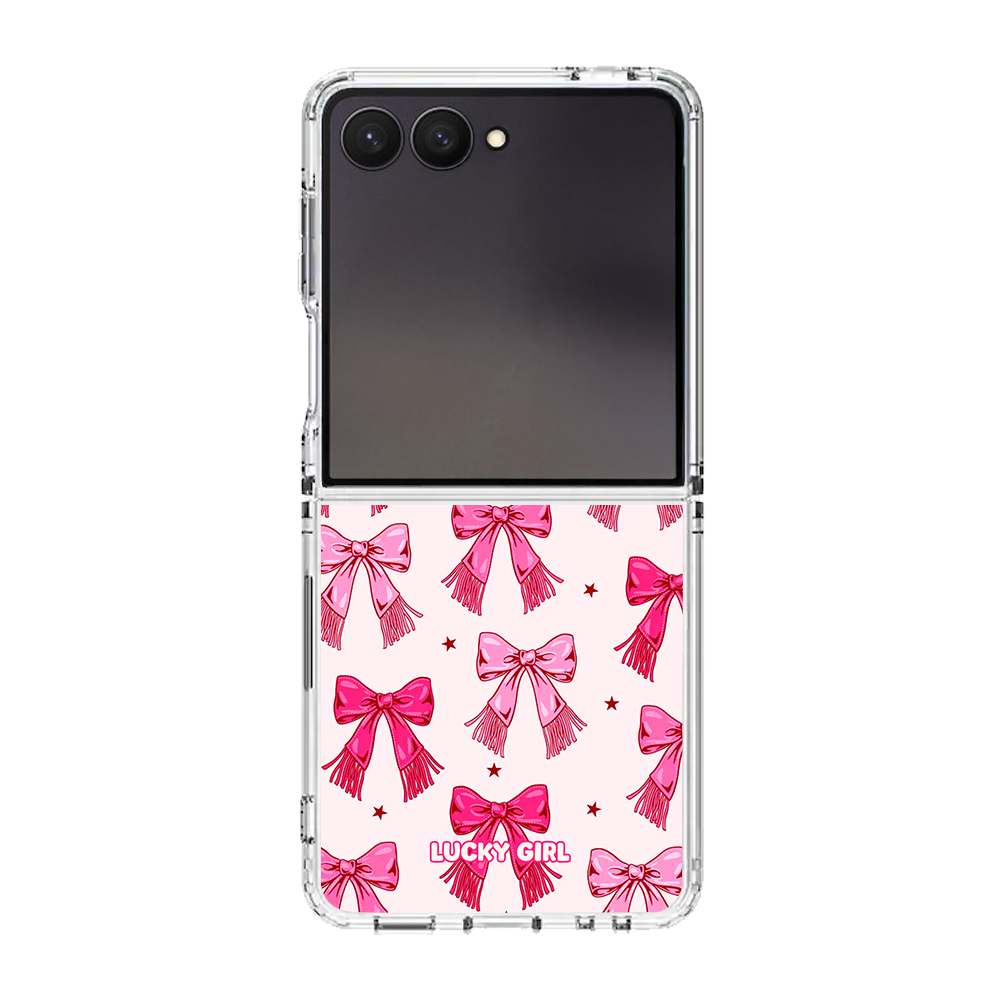Blush Fringe Clear Case Insert