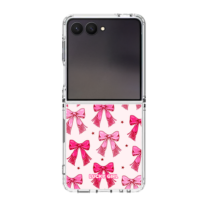 Blush Fringe Clear Case Insert