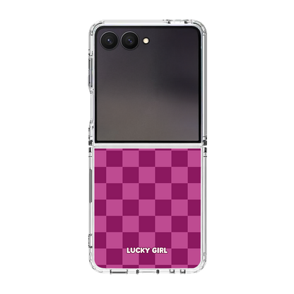 Velvet Checkers Clear Case Insert