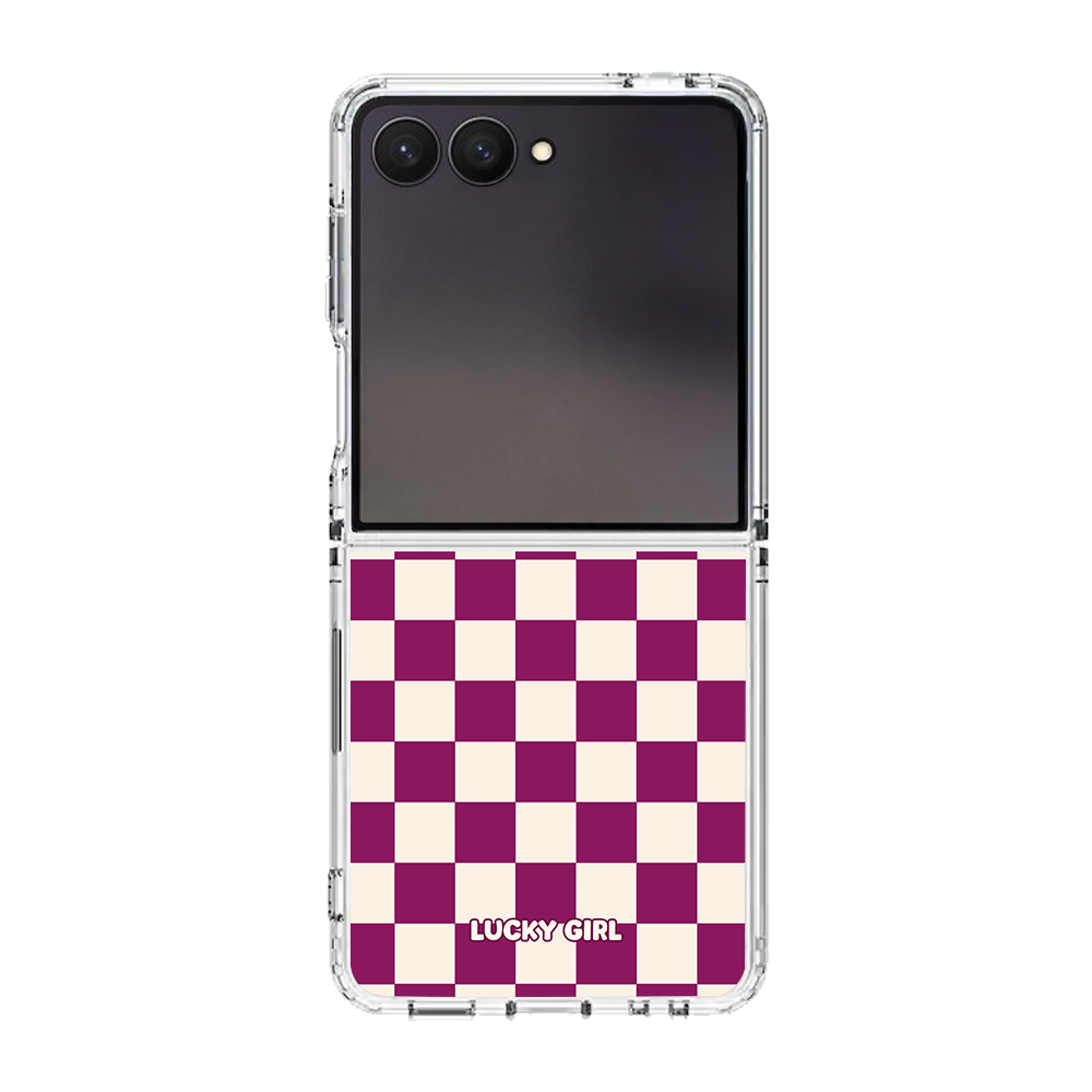Velvet Checkers II Clear Case Insert
