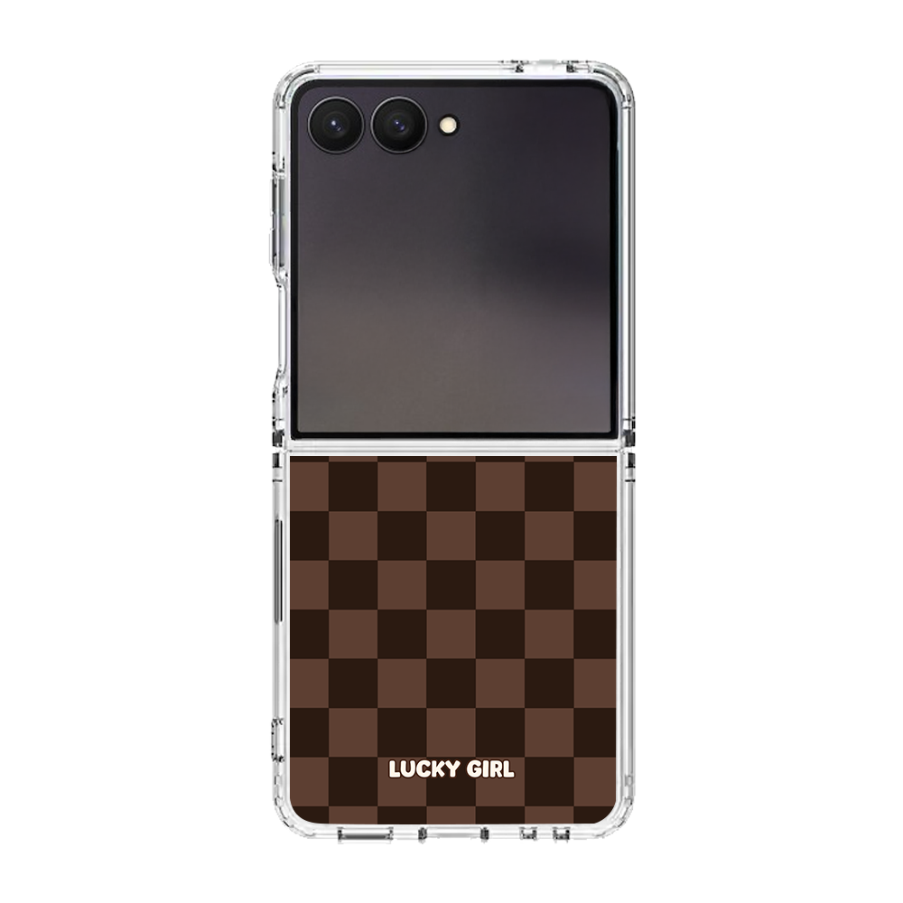 Espresso Checkers Clear Case Insert