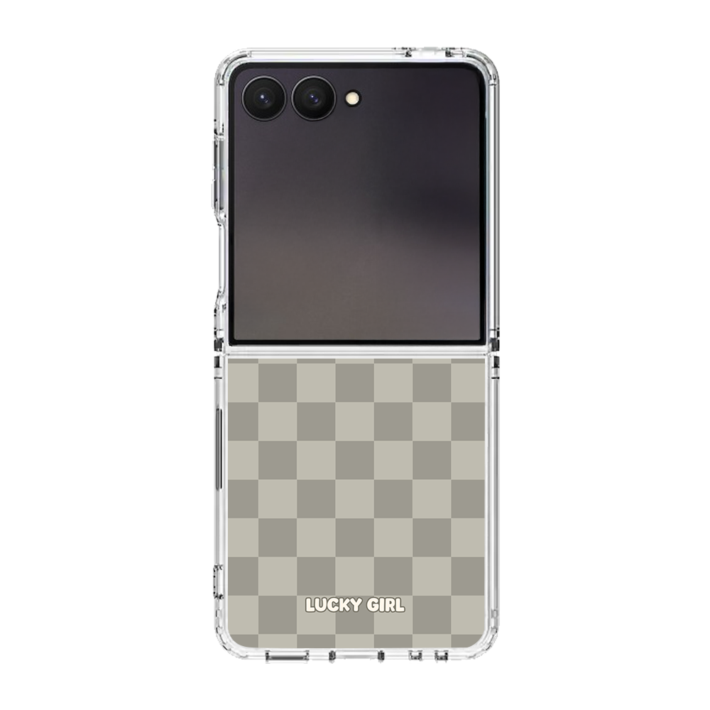 River Rock Checkers Clear Case Insert