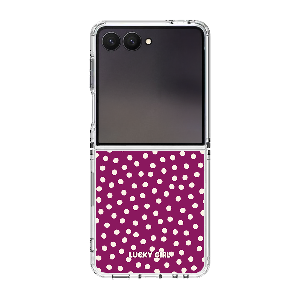 Velvet Dots Clear Case Insert