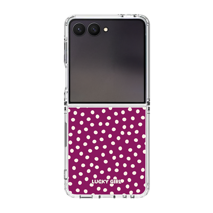 Velvet Dots Clear Case Insert
