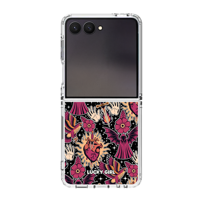Silent Heart Clear Case Insert
