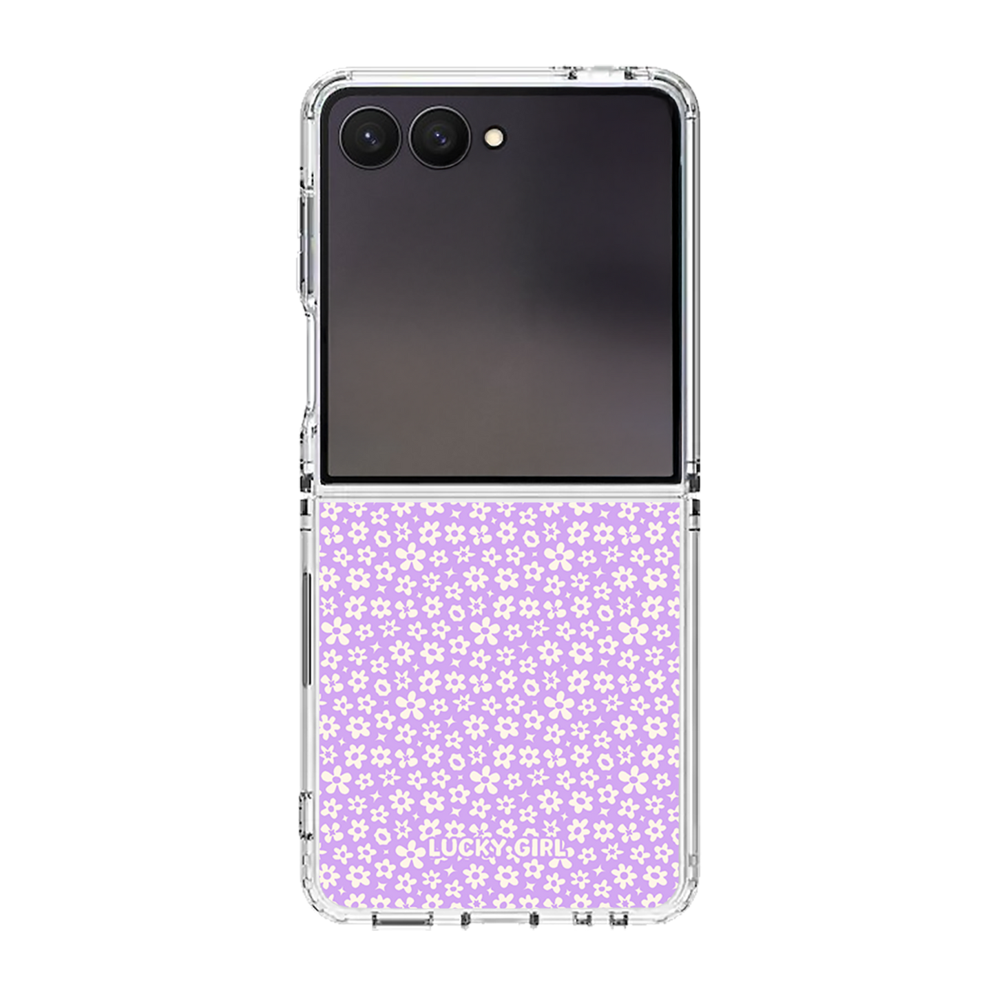 Lavender Little Blooms Clear Case Insert