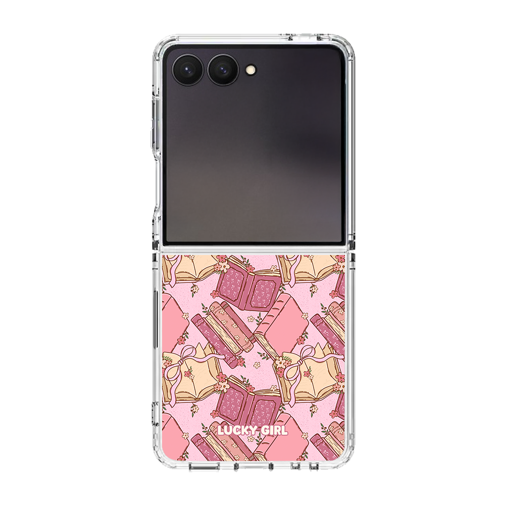 Pink Prose Clear Case Insert