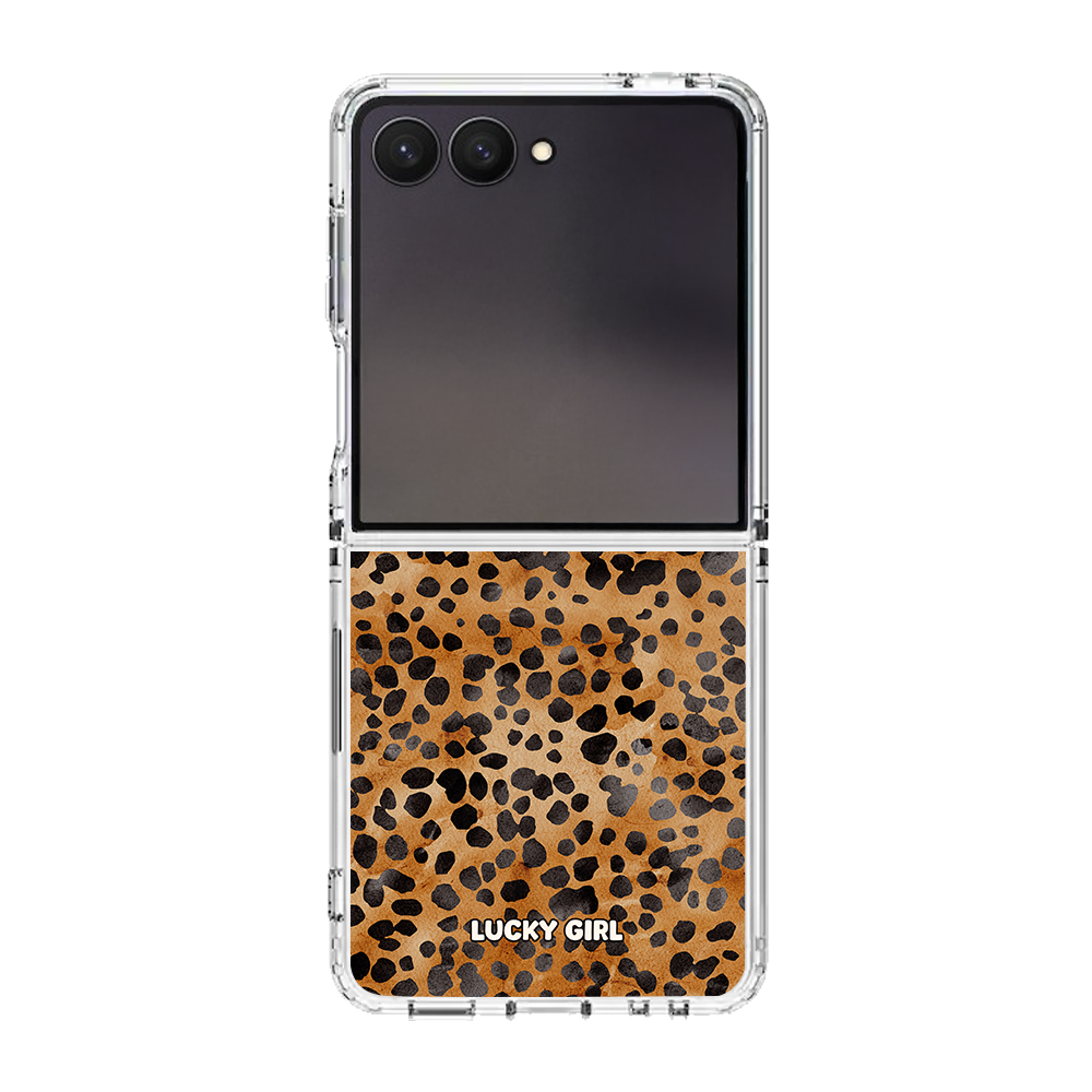 Amber Cheetah Clear Case Insert