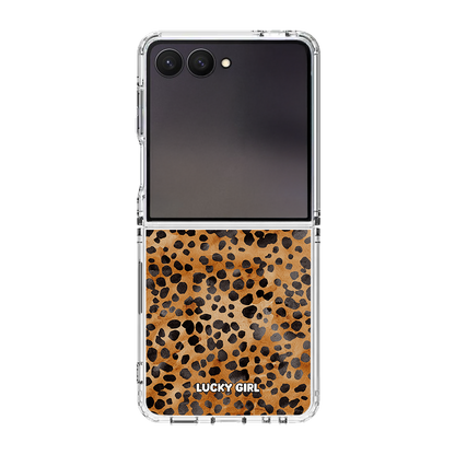 Amber Cheetah Clear Case Insert