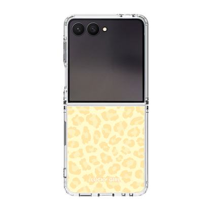 Banana Whispers Leopard Clear Case Insert