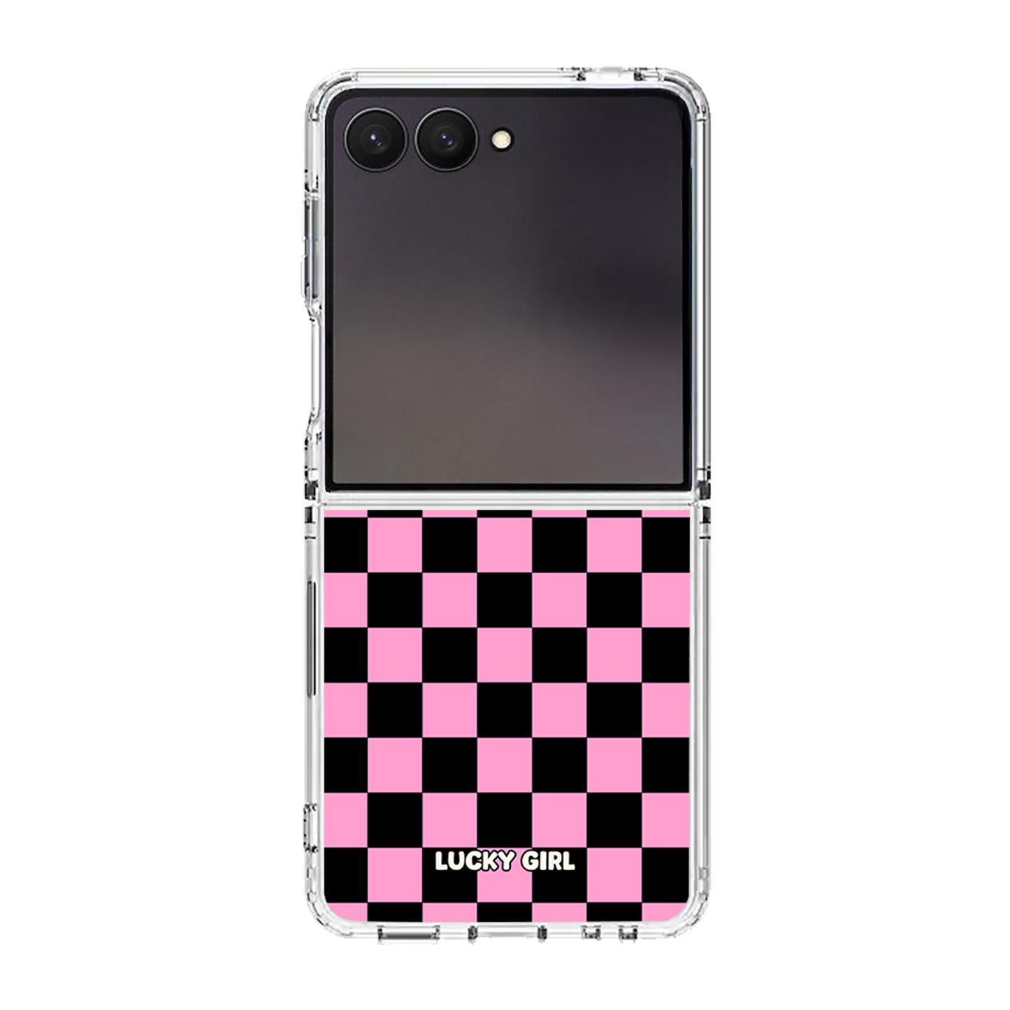 Bubblegum Checkers Clear Case Insert