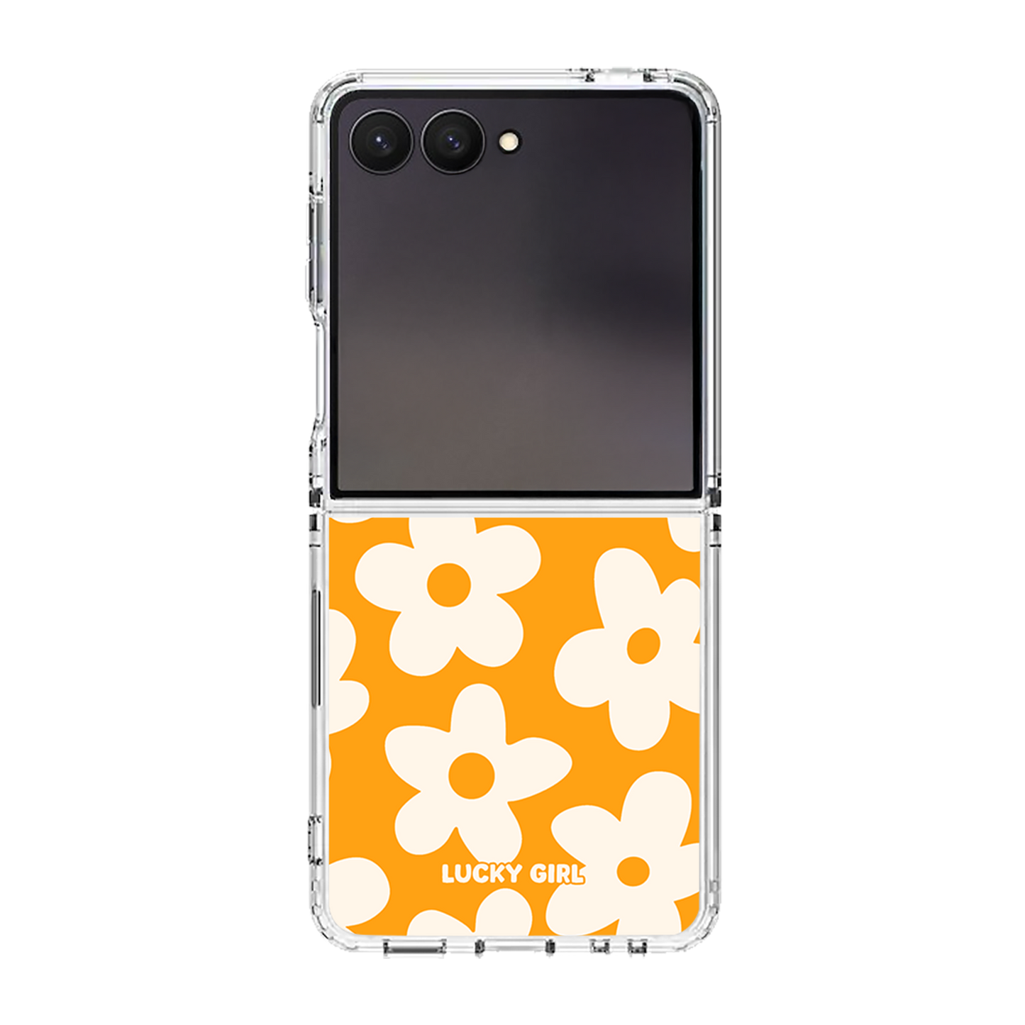Creamsicle Big Blooms Clear Case Insert