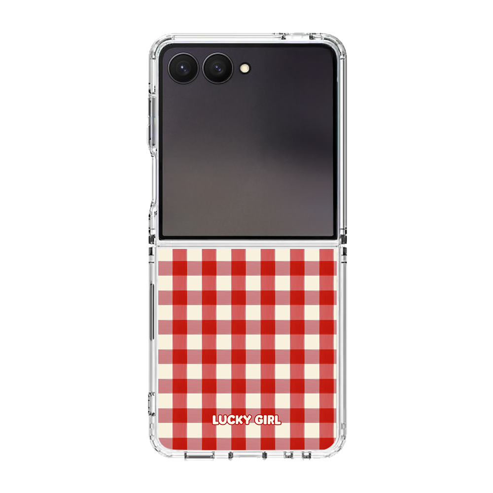 Apple Gingham Clear Case Insert