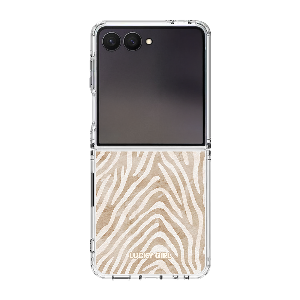 Sandstone Zebra Clear Case Insert