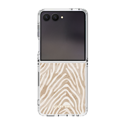 Sandstone Zebra Clear Case Insert
