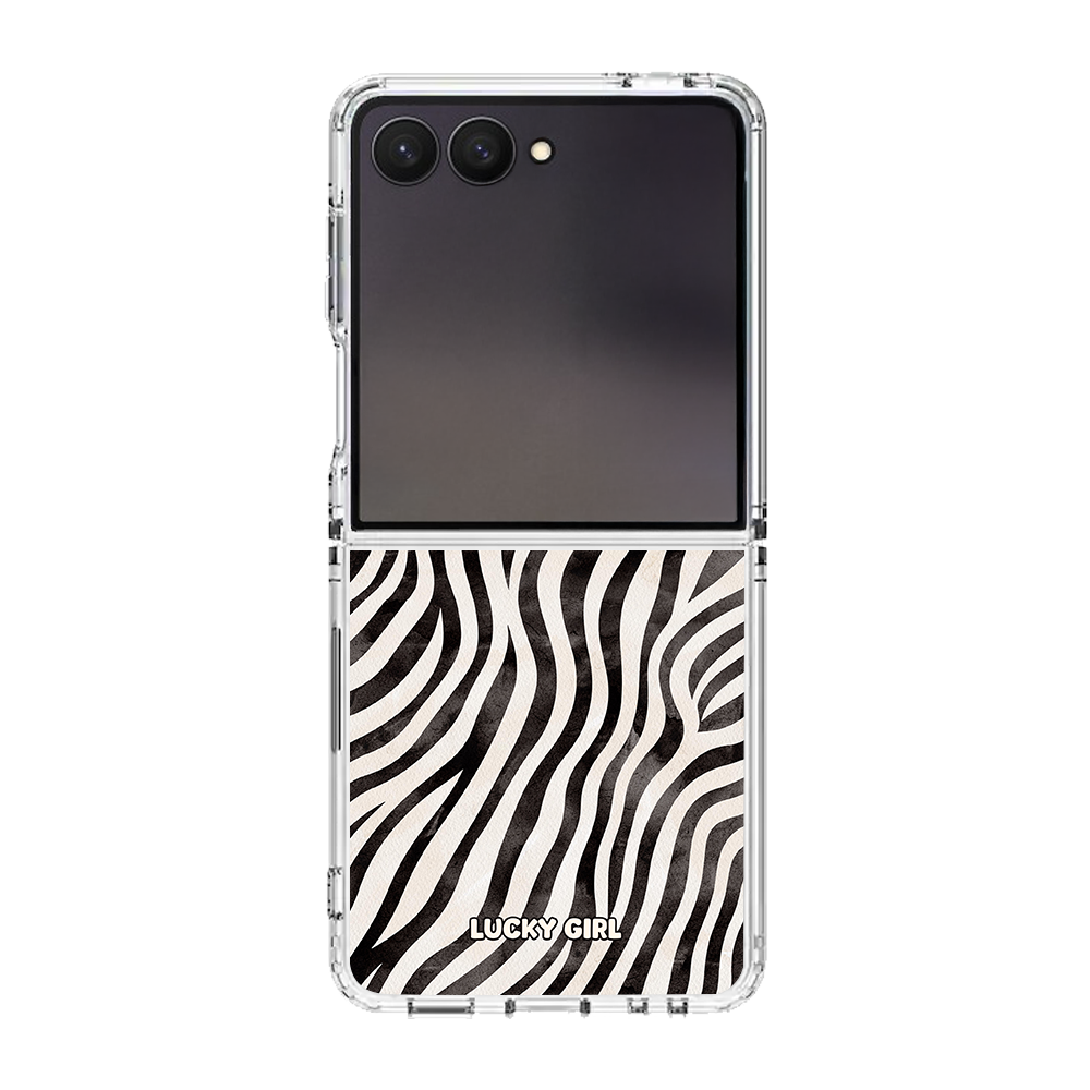 Classic Zebra Clear Case Insert